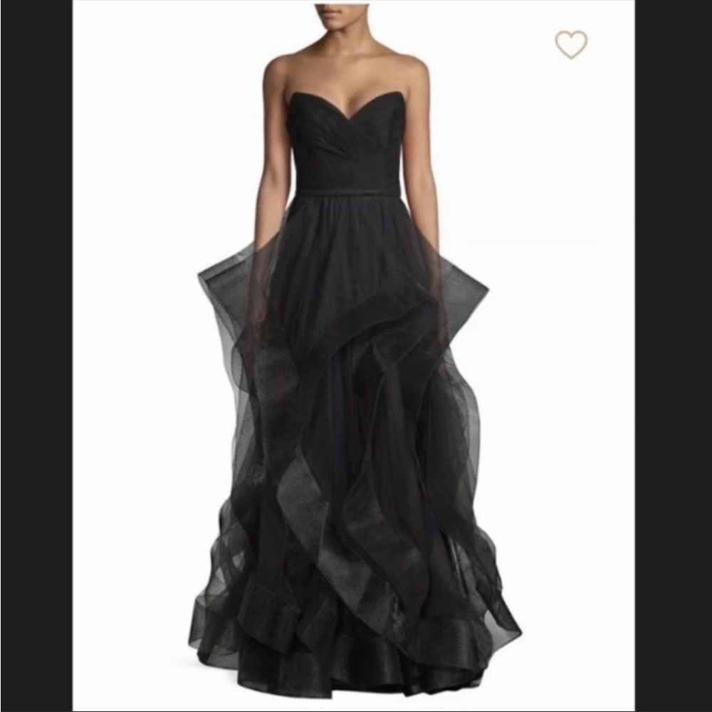 BASIX BLACK LABEL
D8819L
CASCADING TULLE BALLGOWN BY BASIX Size 0